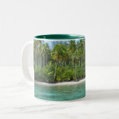 Lagune de Moana sur la tasse de Moorea (Devant gauche)