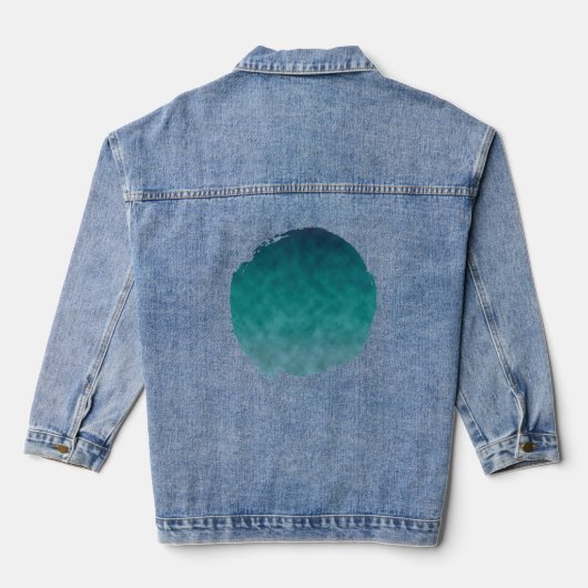 lagune-stilte denim jacket (Achterkant)