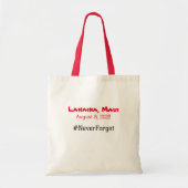 Lahaina, Maui augustus 8, 2023 #NeverForget Tote Bag (Voorkant)