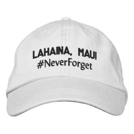 Lahaina, Maui #NeverForget Adjustable Geborduurde Pet