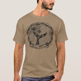  Lahaina Please walales Tail Motif T-shirt