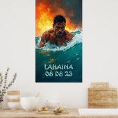 Lahaina Tribute Poster (Keuken)