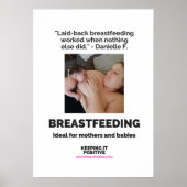 Laid Back Borstvoeding Poster (Voorkant)