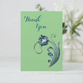 Laid paper - Hartelijk dank Bedankkaart (Staand voorkant)