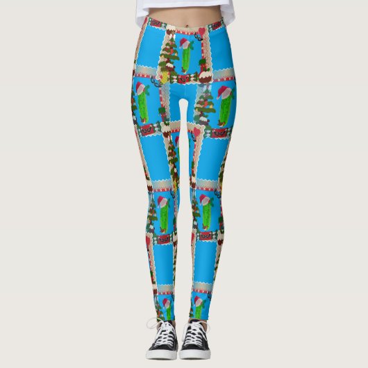 laide cornichon de noël xmas leggings (Devant)