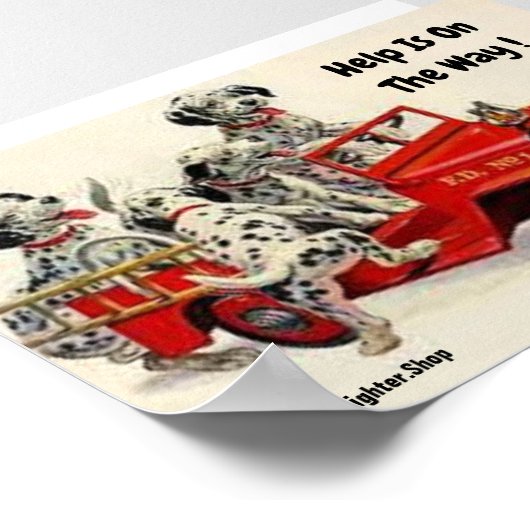 L'Aide Est En Route ! Affiche (Coin)