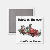 L'Aide Est En Route ! Magnet (Recto/Verso)