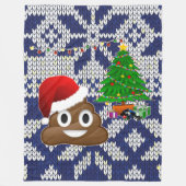 laide pull de Noël poop emoji couverture (Devant)