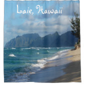 Laie Beach, Hawaii rideau de douche (Devant)