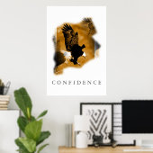 L'aigle Motivation Confiance Art Posters (Bureau à domicile)
