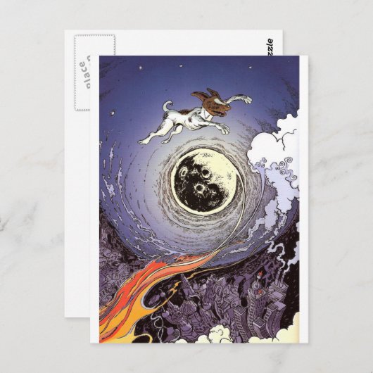 laika briefkaart (Voorkant / Achterkant)