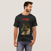 Laika — Sovjet-golf, ruimtekunst van Gagarin T-shirt (Voorkant volledig)