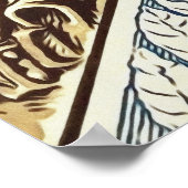 Laika — Sovjet- poster van de ruimte (Hoek)