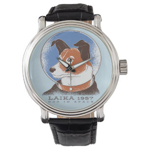 Laika Sovjet Space Dog 1957 Horloge