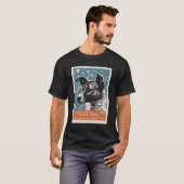 Laika Space Dog Product Ccccp Sovjet Rusland T-shirt (Voorkant volledig)