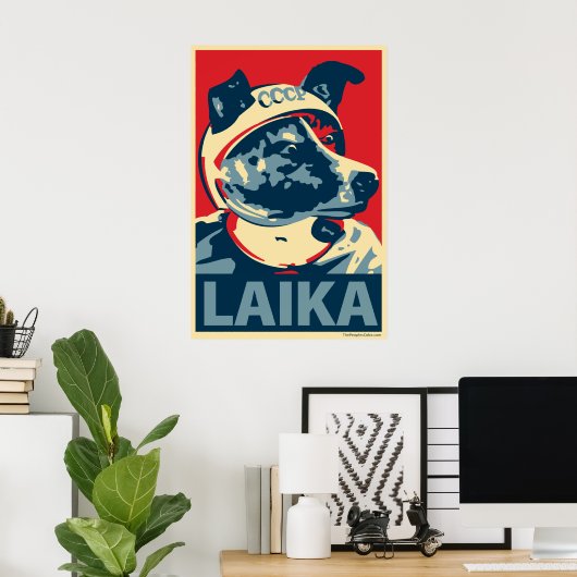 Laika The Space Dog - Laika: Poster OHP (Thuiskantoor)