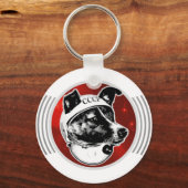 Laika The Space Dog Signal Transmission Sleutelhan Sleutelhanger (Voorkant)