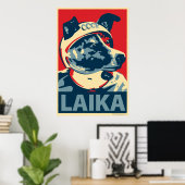 Laika the Space Dog : Une affiche parodique pour O (Bureau à domicile)