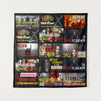 Laila van Jezus Christus Geloof & Warmte Gooi Deke Wandkleed