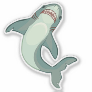 L'Aileron de requin // Autocollant vinyle sur mesu