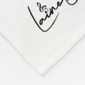 Laine Bleu fleece deken (Hoek)