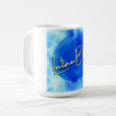 Laine Bleu Logo Coffee Mok (Voorkant links)