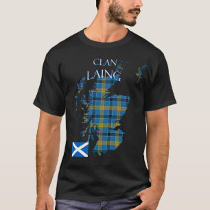 Laing Scottish Clan Tartan Schotland T-shirt
