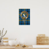 Laing Tartan & Badge Poster (Keuken)