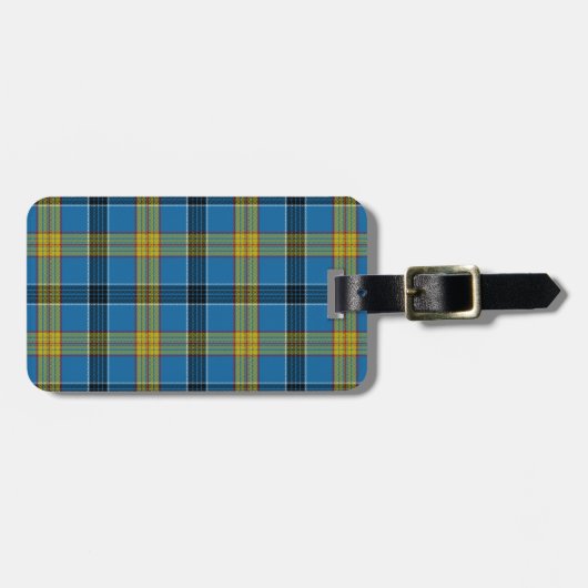 Laing Tartan Bagagelabel (Voorkant horizontaal)