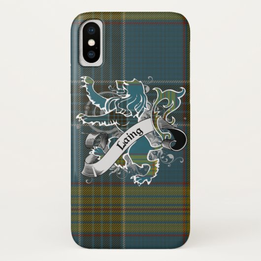Laing Tartan Lion Case-Mate iPhone Case (Achterkant)