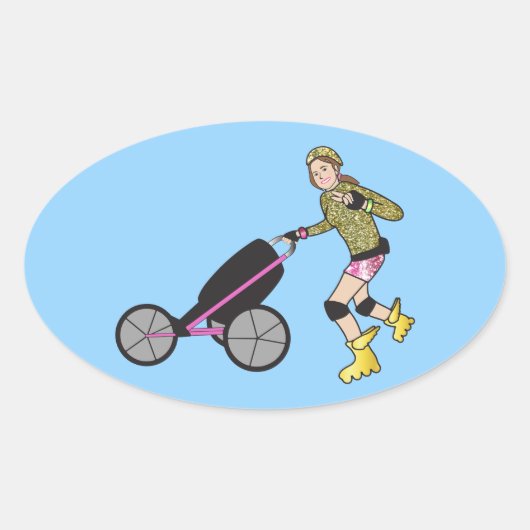 Lainie Oval Stickers (Devant)