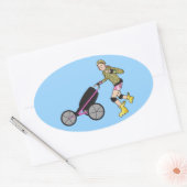 Lainie Oval Stickers (Enveloppe)