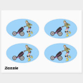 Lainie Oval Stickers (Feuille)