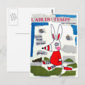 L'air du temps briefkaart (Voorkant / Achterkant)