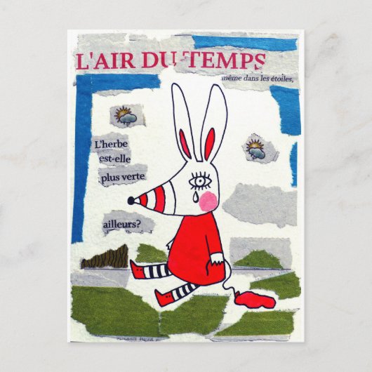 L'air du temps briefkaart (Voorkant)