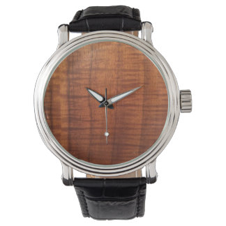 L'air d'une montre Hawaïenne Koa Wood