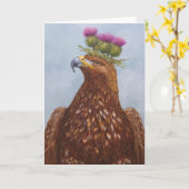 Laird de la carte de voeux des hautes terres (Fleur jaune)