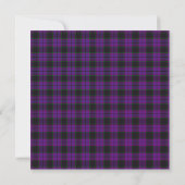 Laird Scottish Mariage Carré Invitation (Dos)