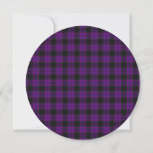 Laird Scottish Mariage Round Invitation (Dos)