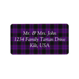 Laird Tartan Étiquette