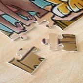 Laisse aller au zoo - puzzle (Côté)