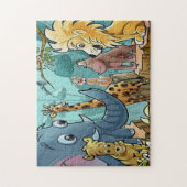 Laisse aller au zoo - puzzle (Vertical)