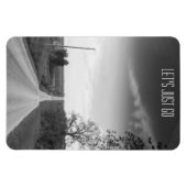 Laisse Aller, Magnet de devis inspirant (Horizontal)