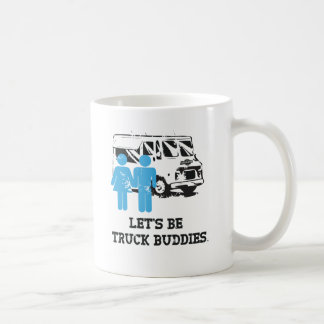 Laisse être tasse de café d'amis de camion