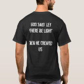 Laissé il y ait T-shirt léger (Dos)