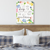 Laisse-La Dormir Quand Elle Réveille Du Toile (Insitu(Chambre))