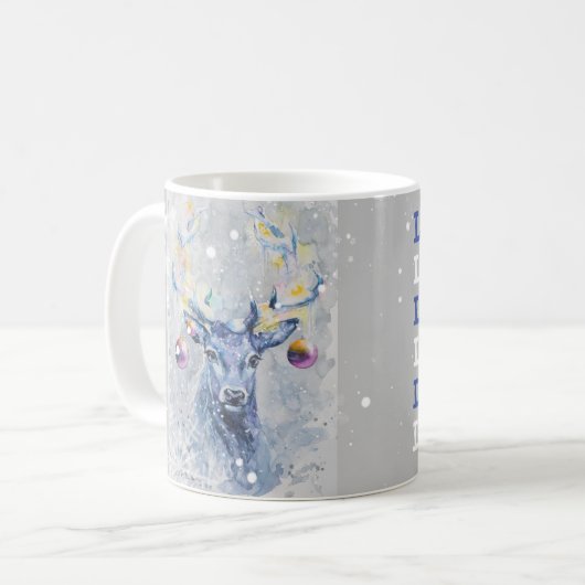 Laisse-le neiger Deer Mug (Devant gauche)