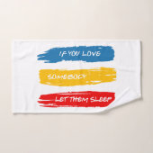 Laisse-Les Dormir (Serviette à main)