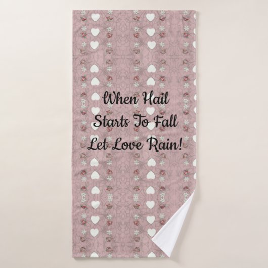 Laisse Love Rain ! (Serviette de bain)