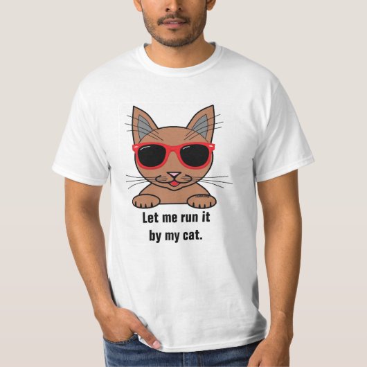 Laisse-Moi Le Faire Par Mon T-Shirt Amusant Chat (Devant)